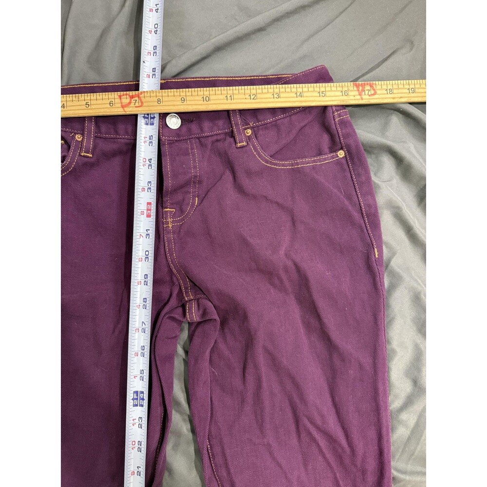 PacSun Womens 28 Purple Straight‎ Low Rise Denim 5 Pocket Casual Regular Fit - Picture 5 of 6